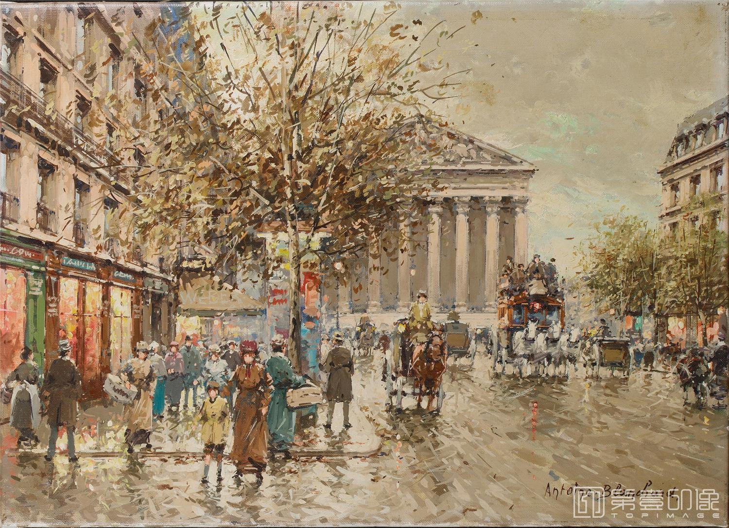 油画-安托万·布兰乍得 Antoine Blanchard作品-081